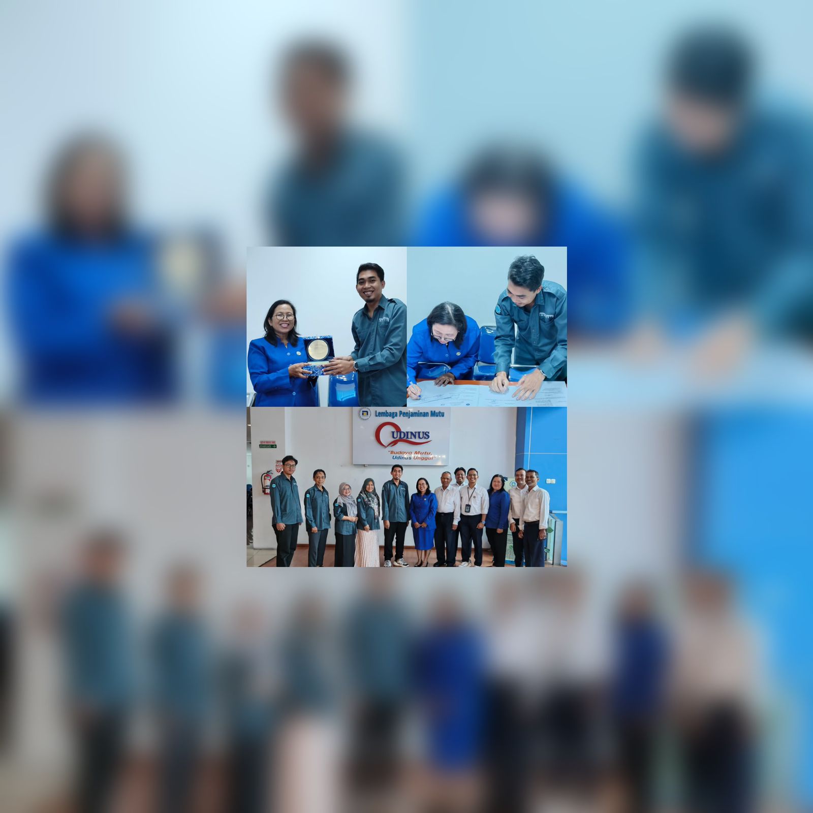 Penandatanganan MoA dan IA LPM Institut Prima Bangsa dengan Universitas Dian Nuswantoro